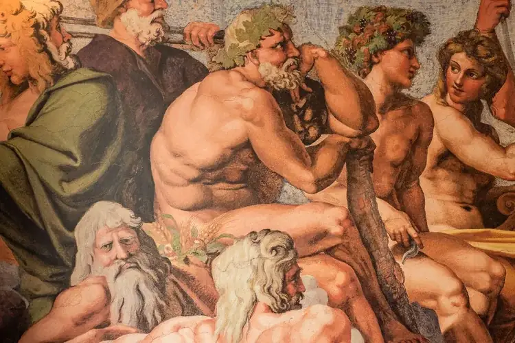 Les fresques de la salle de Melagodo