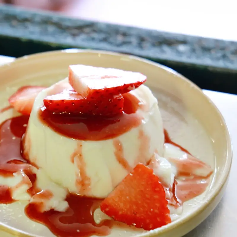 Panna cotta fruits rouges